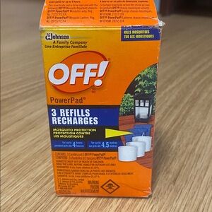 OFF! PowerPad Refills Repellant Pads & Candles for Mosquitos 3 Refills, new